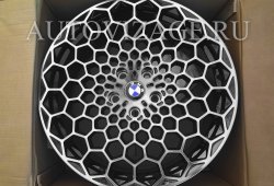 АРТ:0474 Изготовили диски R19 в оригинальном дизайне BMW HONEYCOMB (соты), кованый разноширокий моноблок для BMW 3 series F30