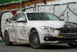 АРТ:0474- 8/9J R19 Оригинальный дизайн HONEYCOMB (соты) для BMW F30, приехал в Пермь.